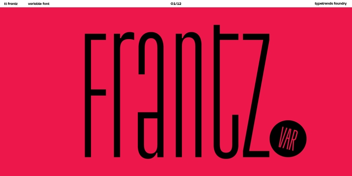 Font TT Frantz